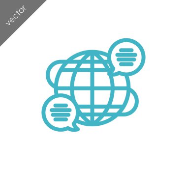 Sohbet simgesi tasarım