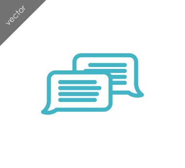 basit sohbet simgesi