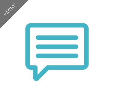 basit sohbet simgesi