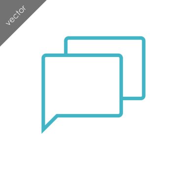 basit sohbet simgesi