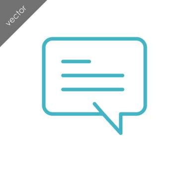 basit sohbet simgesi