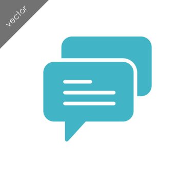 basit sohbet simgesi