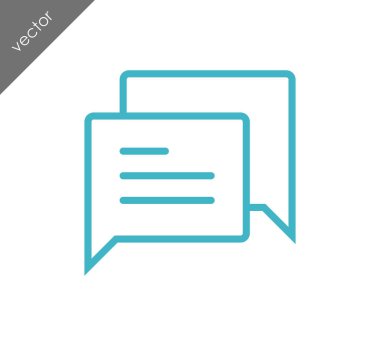 basit sohbet simgesi