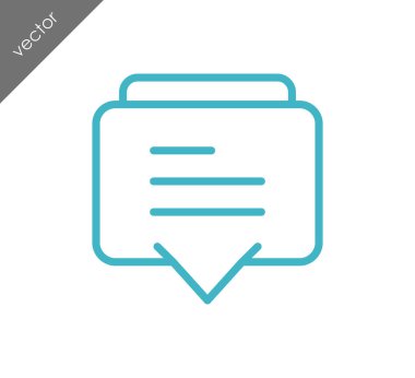 basit sohbet simgesi