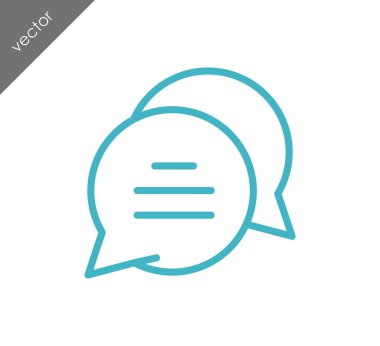 basit sohbet simgesi