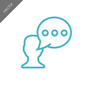 Sohbet simgesi tasarım