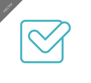 onay işareti simgesi.