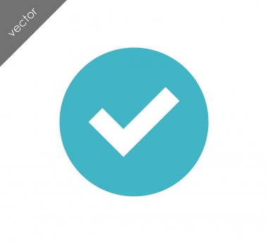 onay işareti simgesi.