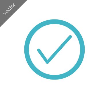 onay işareti simgesi.