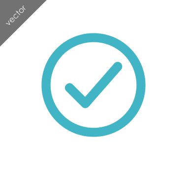 onay işareti simgesi.