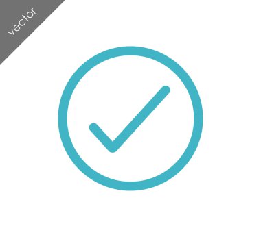 onay işareti simgesi.