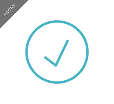 onay işareti simgesi.