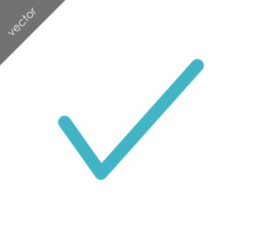 onay işareti simgesi.