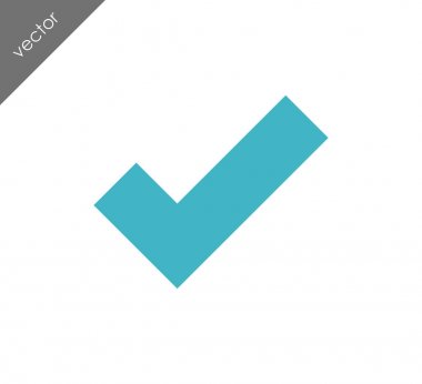 onay işareti simgesi.