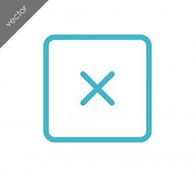 Silme işareti simgesi