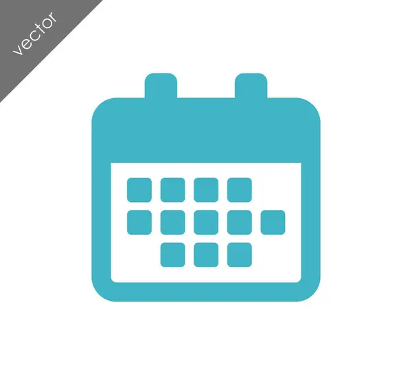 Εικονίδιο ημερολογίου web — Διανυσματικό Αρχείο