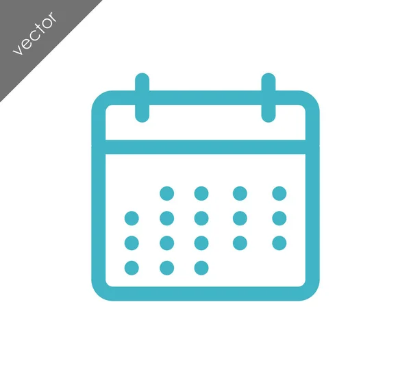 Εικονίδιο ημερολογίου web — Διανυσματικό Αρχείο