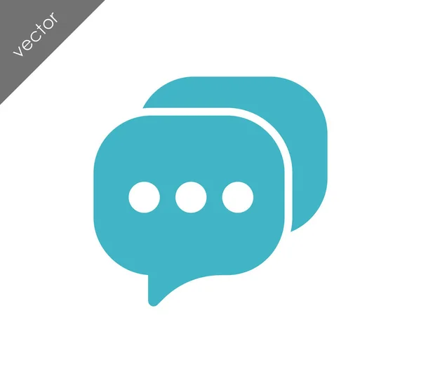 Meer te zeggen chat-pictogram — Stockvector