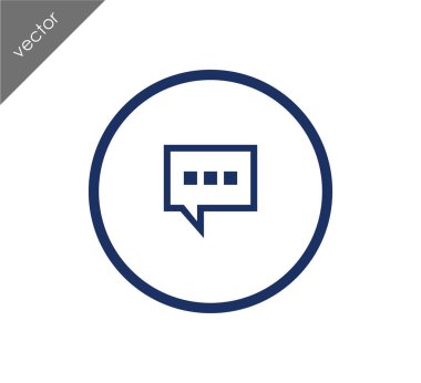 Sohbet simgesi tasarım