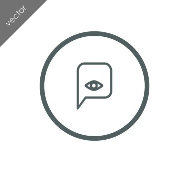 Sohbet simgesi tasarım