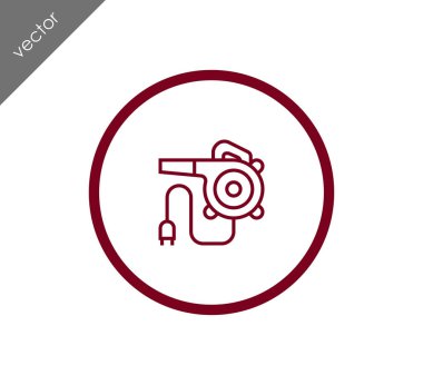 Bahçe Hava üfleyici simgesi