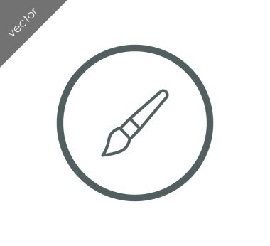 Boyama fırça simgesini