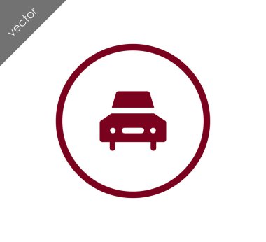 Araba simgesi, illüstrasyon