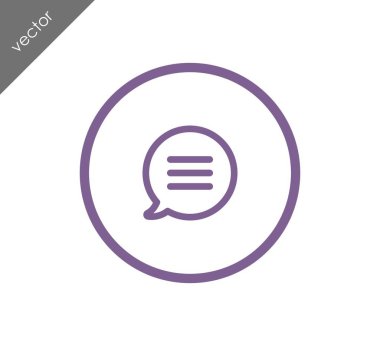 Metin balonu simgesinin