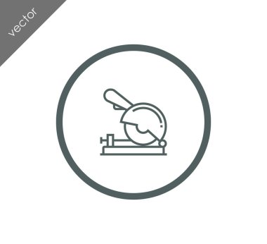 Daire testere simgesi