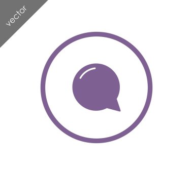 konuşma balonu simgesinin