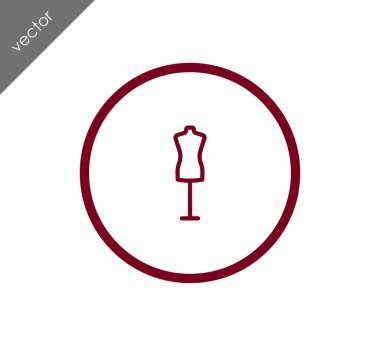 Kukla dikiş bebek simgesi