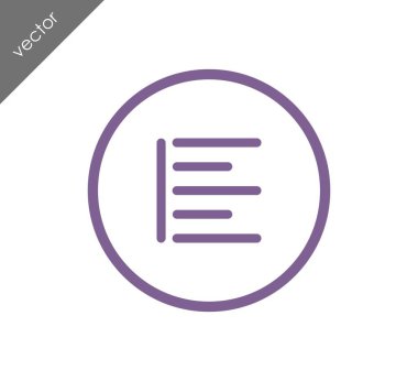 Yazı tipi simgesi Hizala