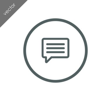 konuşma balonu simgesinin