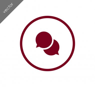 Konuşma simgesini simgeleri 