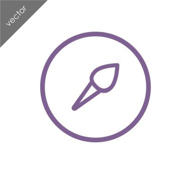 Boyama fırça simgesini