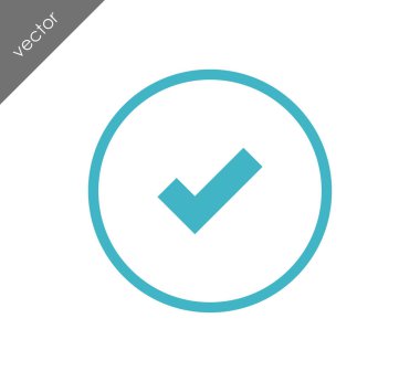 onay işareti simgesi.