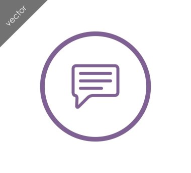 Metin balonu simgesinin