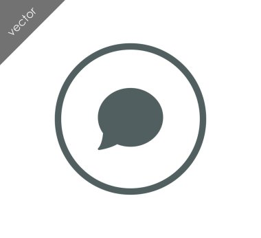 konuşma balonu simgesinin