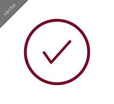 onay işareti simgesi 