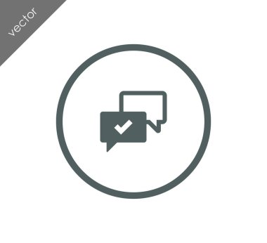 Sohbet simgesi tasarım