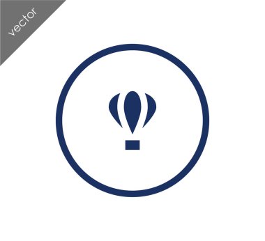 Sıcak hava balonu simgesi
