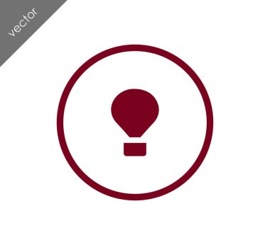 Sıcak hava balonu simgesi