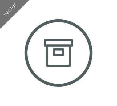 Arşiv kutusu simgesi