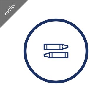 Pastel boya web simgesi