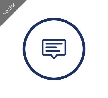 Metin balonu simgesinin