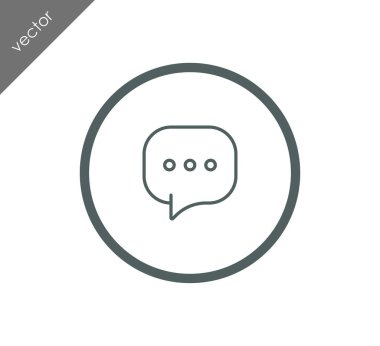 Sohbet simgesi tasarım