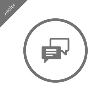 konuşma balonu simgesinin