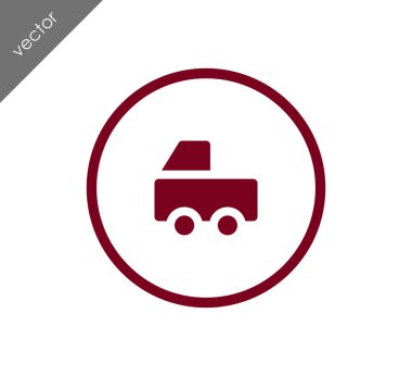 Araba simgesi, illüstrasyon