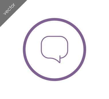 konuşma balonu simgesinin