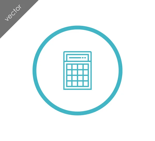 Web calculatorpictogram — Stockvector